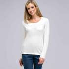 Long Sleeve Appliqued Crew Neck, Sugar, small