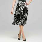 Pleated Flare Skirt., Black & White, small