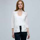 Open Cardigan., White, small