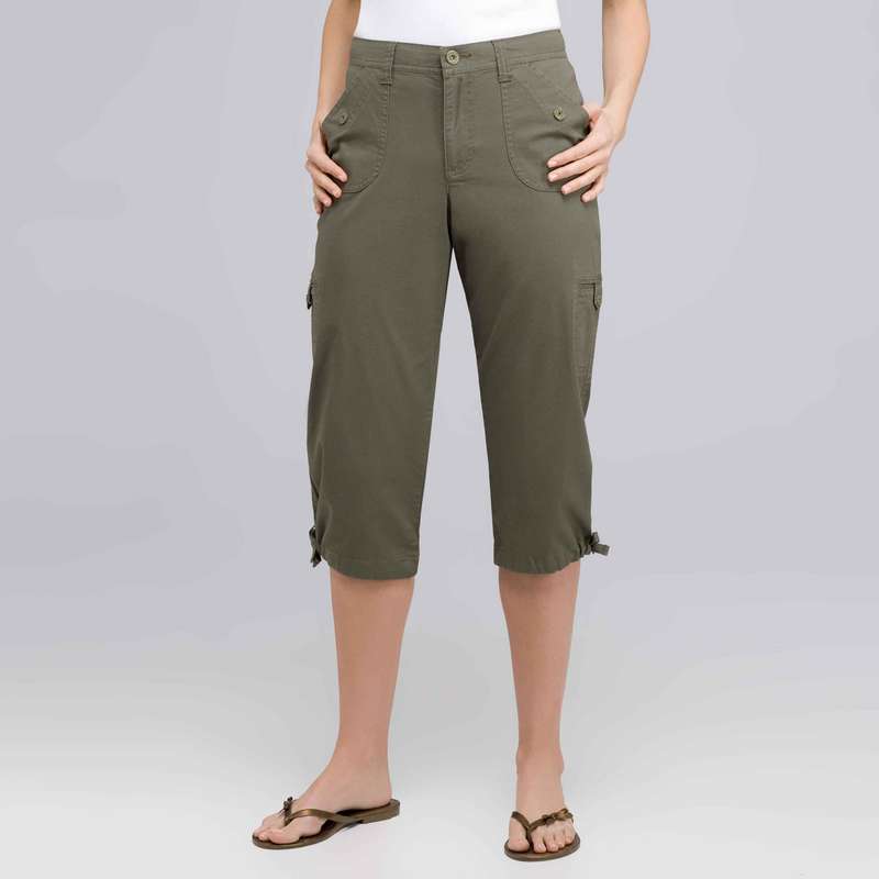 Light Weight Cargo Capri, Rustic Peach, large