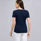 Short Sleeve V-Neck Tee, Swiss Navy, small