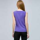 Drape Neck Tank with Buckles., Spring Violet, small