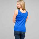 Lace Trim Tank, Blue, small