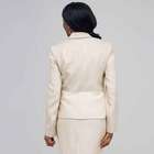 Jewel Neck Jacket., Chino & Ivory, small