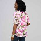 Roll Sleeve Floral Shirt, Multi, small
