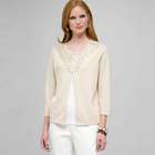 Beaded Cardigan, Dark Stone, small