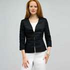 Pleated Jacket., Black, small