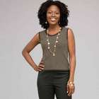 Dot Pattern Shell, Laurel/ Chino, small