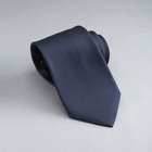 Solid Silk Tie, Navy, small