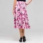 Long Floral Pintucked Skirt, Tulip Multi, small