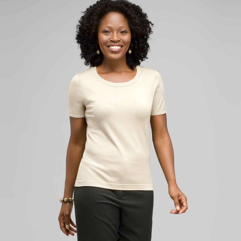 Short Sleeve Shell, Chino, large