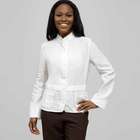 Button Front Jacket., White, small