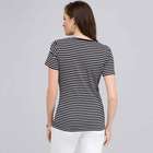 Short Sleeve Shell, Black & White, small