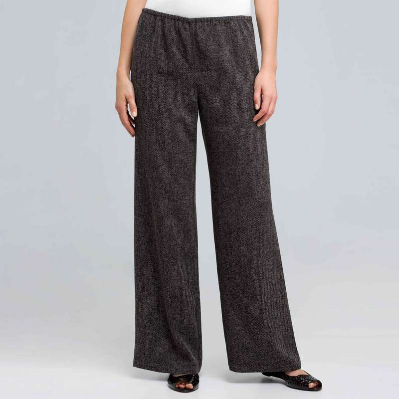 Pull On Neutral Pant, Black & Sugar, large