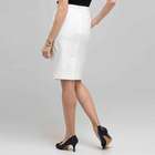 Pencil Skirt, White, small