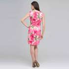 Floral Sheath Dress., Pink Gem Combo, small
