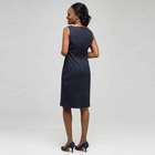 Navy Pinstripe Dress, Navy Multi, small