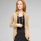 Ruffle Front Cardigan, New Rattan, small