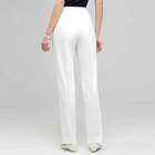 Straight Leg Pant., White, small