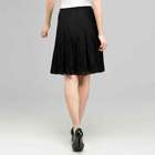 Pleated Skirt With Embroidery., Black, small