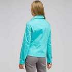 Button Front Jacket, Aqua Haze, small