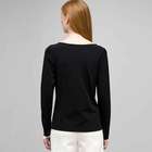 Graphic Print Sweater, Black & White, small