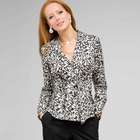 Tie Front Printed Blouse, Multi, small