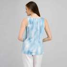 Crochet Yoke Tank., Spa Blue Multi, small