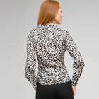 Tie Front Printed Blouse, Multi, small