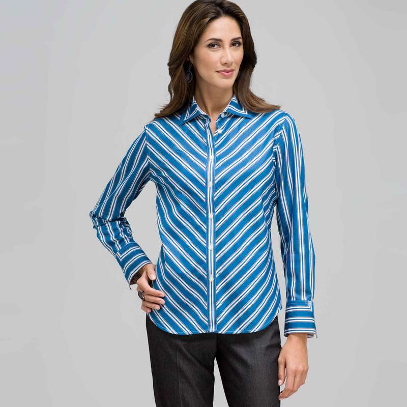 Striped Shirt, Royal Multi, large