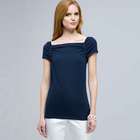 Square Neck Top, Admiral Navy, small