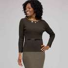 Belted Boat Neck, Laurel, small