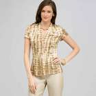 Short Sleeve Printed Blouse., Chino Multi, small