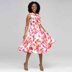 Floral Dress, Hot Pink Combo, small