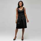 Belted Fit and Flare., Black, small