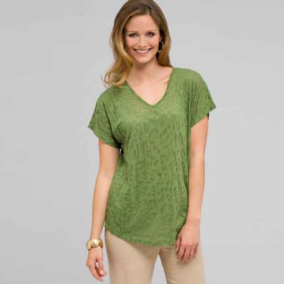 Dolman Tunic, dk sprout, medium