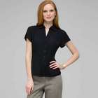 Must Have Washable No-Iron Georgette Blouse, Black, small