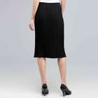 Pleated Skirt., Black, small