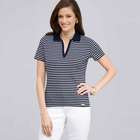 Knit Pullover, swiss navy & white, small