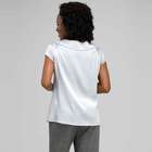 Beaded Jewel Neck Blouse, Frost, small