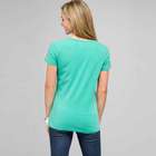 Short Sleeve Crew Neck, seagrass & white, small