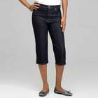 Classic Denim Straight Leg Capri, Rinse Wash New, small