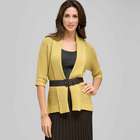 Novelty Stitch Belted Cardigan, Fennel, small