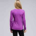 Long Sleeve Crew Neck Top, Meadow Violet Multi, small