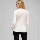 Long Sleeve Crew Neck, Sugar, small