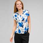 Floral Cap Sleeve Blouse, Ivory Multi, small