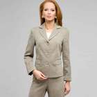 Notch Collar Button Down Jacket, Fern Multi, small