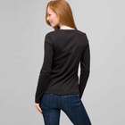 Long Sleeve Crew Neck, Black, small