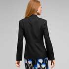 V-Neck Jacket, Black, small