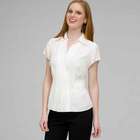 Must Have Washable No-Iron Georgette Blouse, Ivory, small